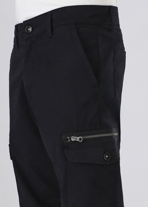 Royal Blue Elasticated Cargo Pant