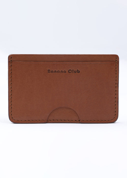 Russet Brown Card Holder