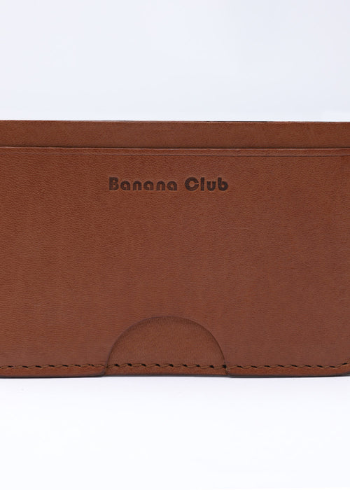 Russet Brown Card Holder