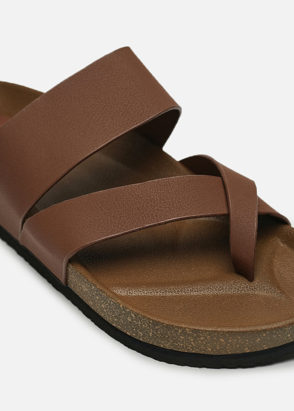 Rust Classic Criss-Cross Comfort Sandals