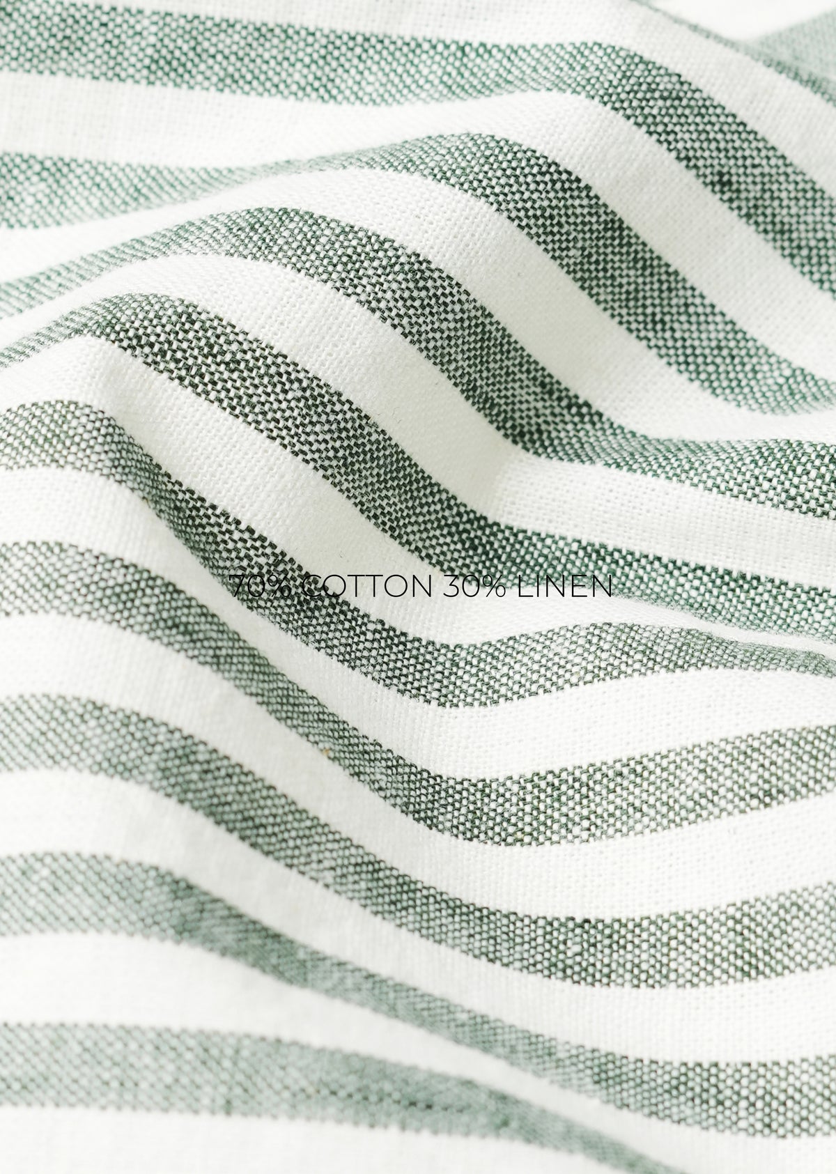 Mint Green Layered Look Stripe Shirt