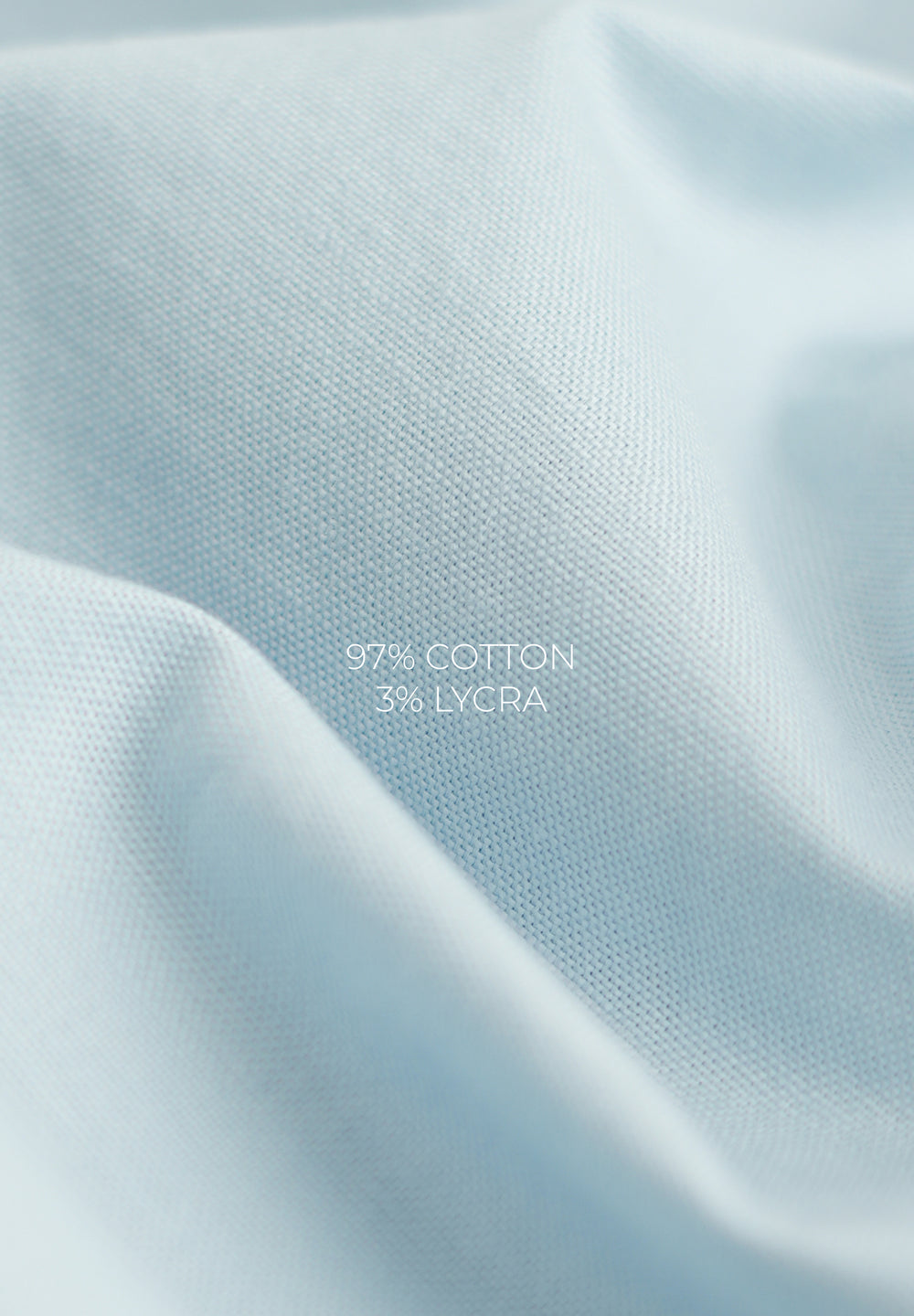 Blue Striped Placket Cotton Shirt