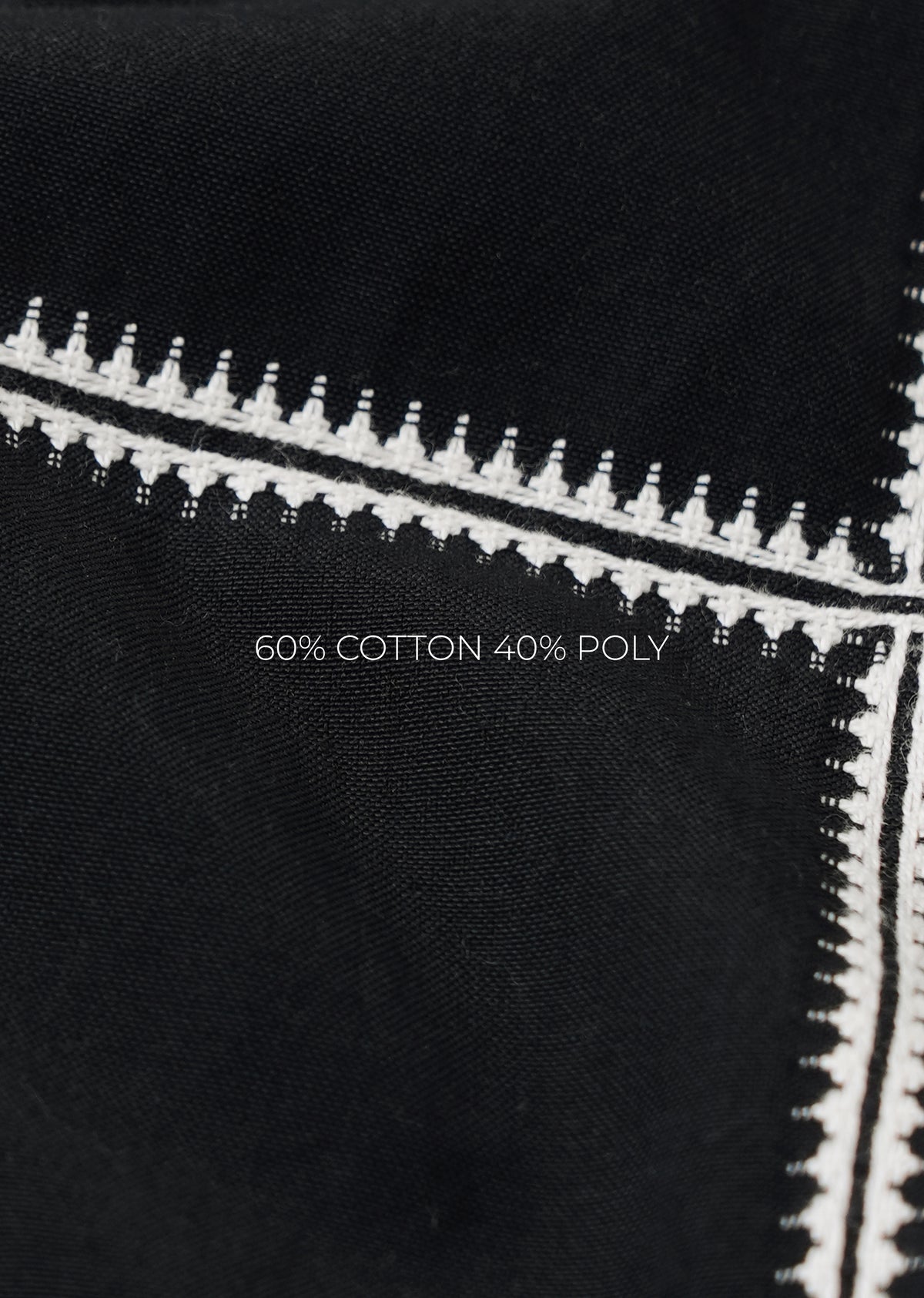 Black Grid Jacquard Check Shirt
