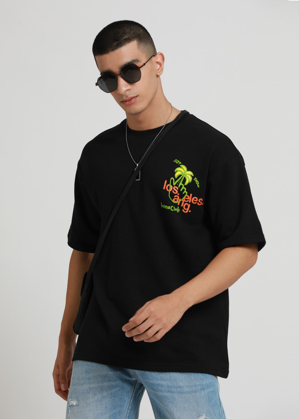 Sable Black Oversized T-shirt