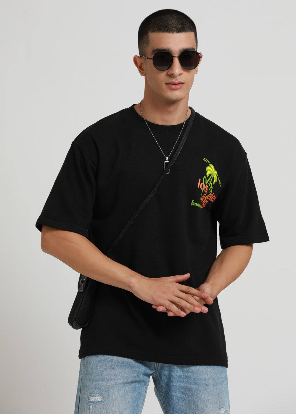 Sable Black Oversized T-shirt