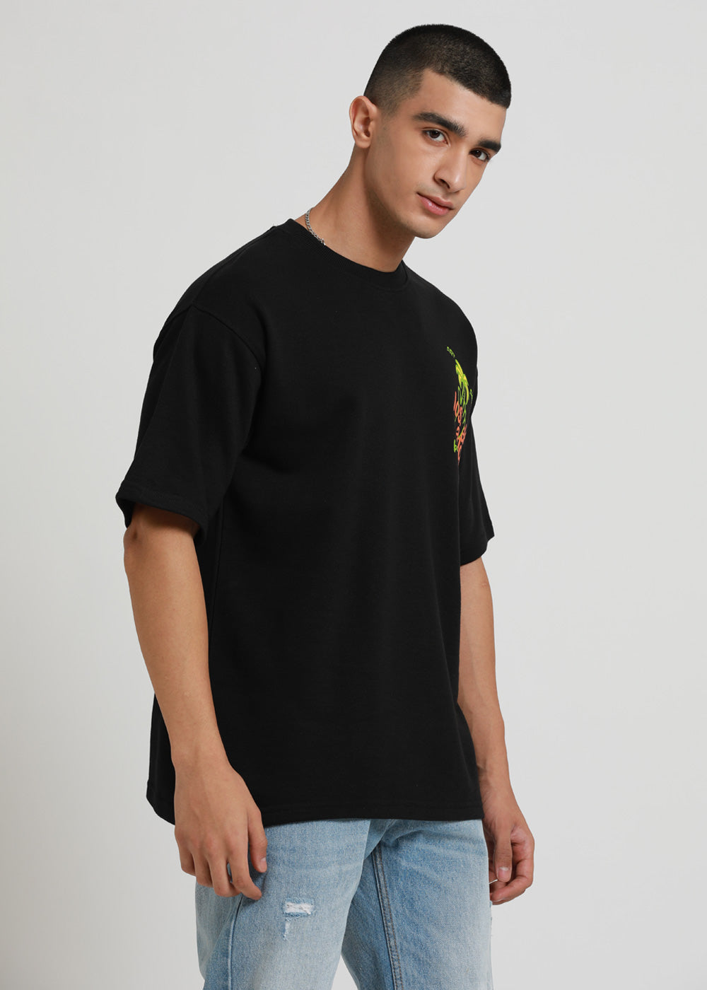 Sable Black Oversized T-shirt