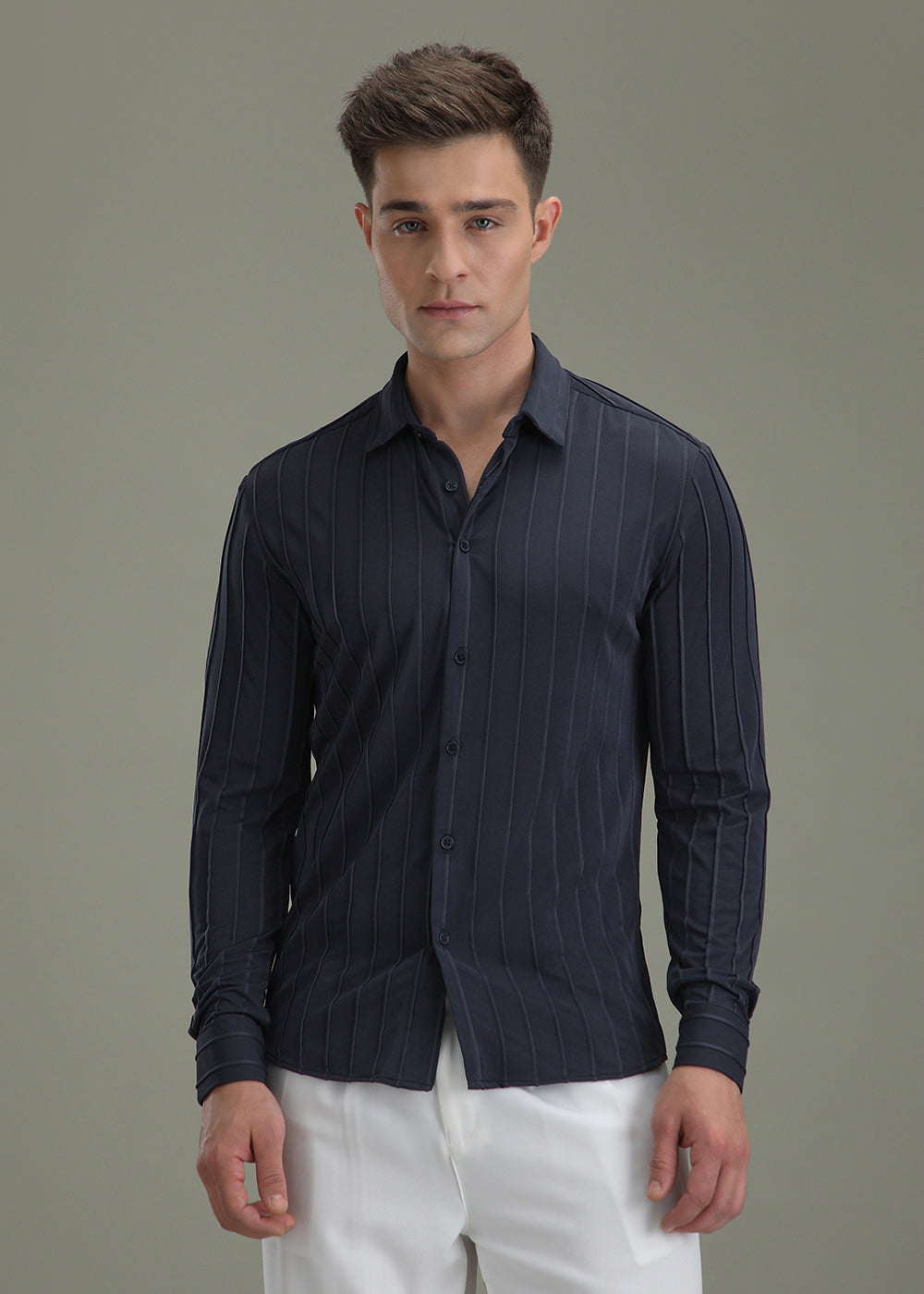 Sable Blue Stripe Shirt