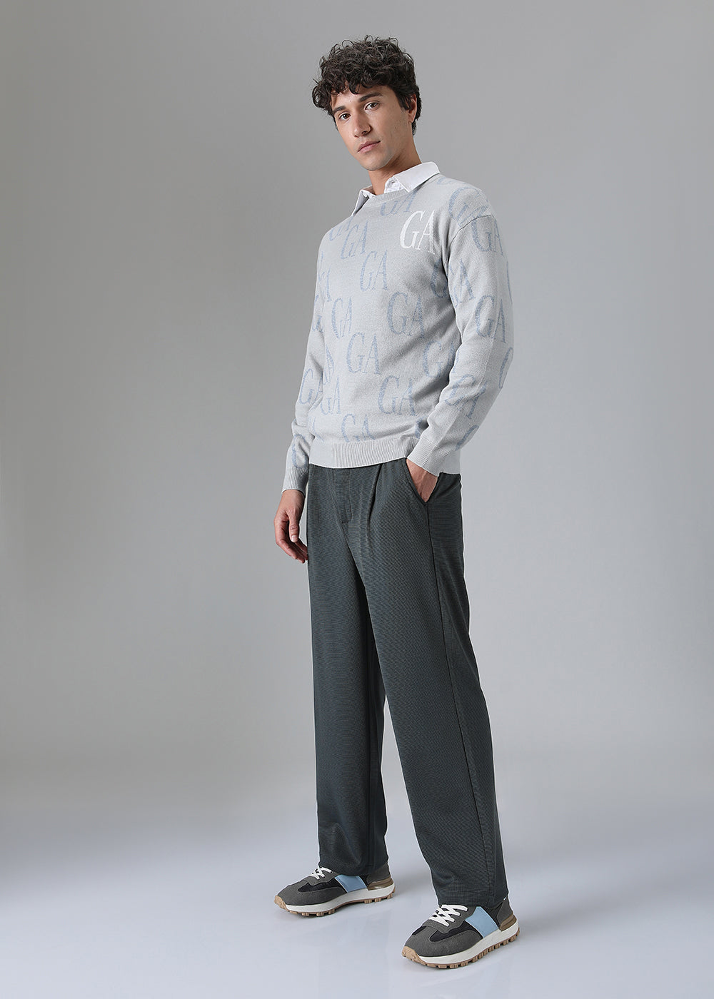 Sable Grey Korean Pants