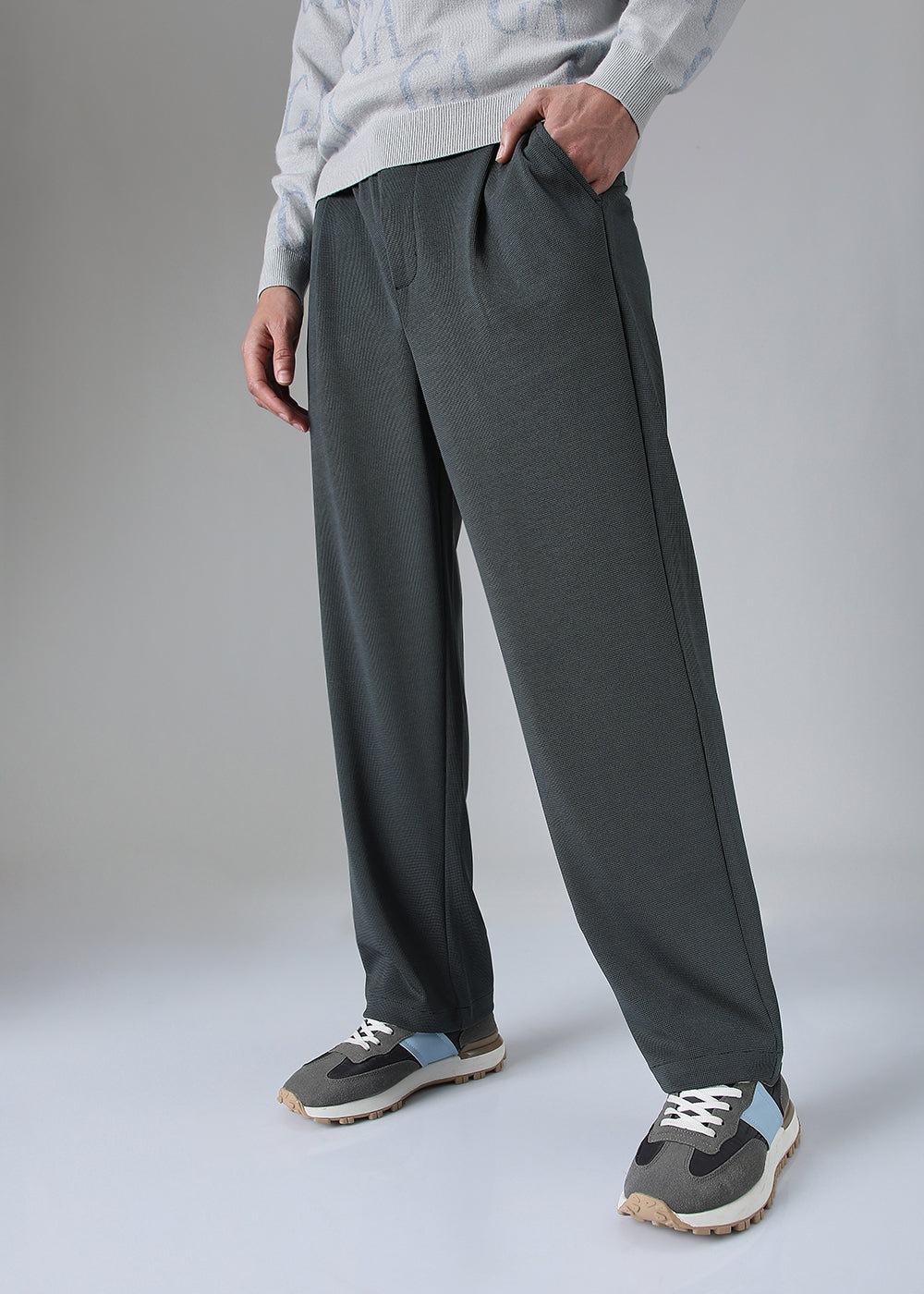 Sable Grey Korean Pants