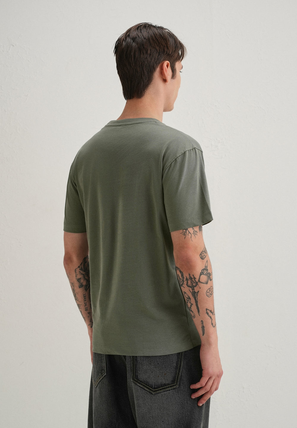 Sage Green Embellished T-Shirt
