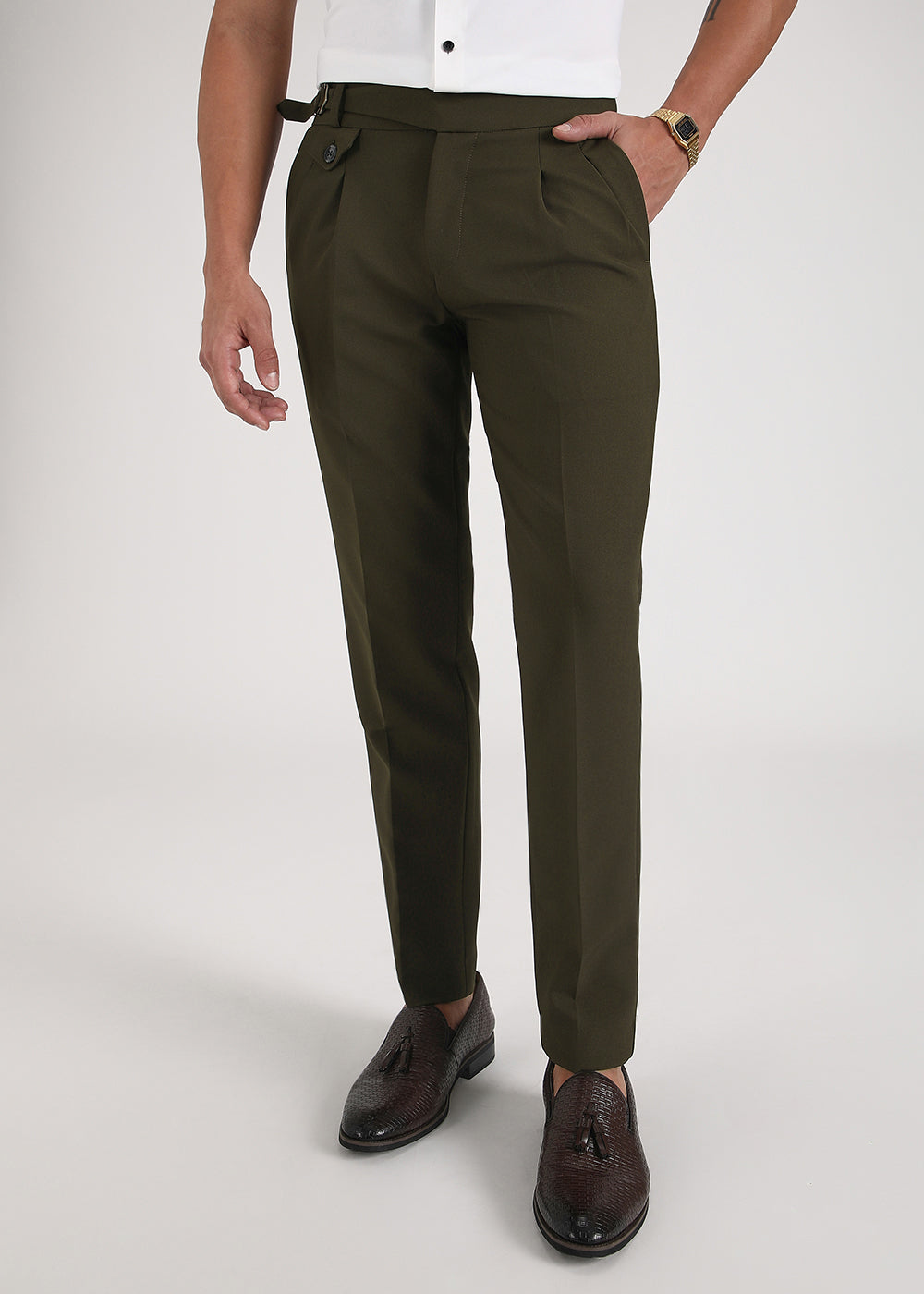 Sage Green Gurkha Pant