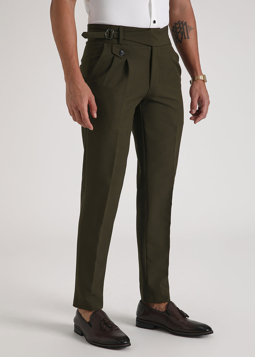 Sage Green Gurkha Pant