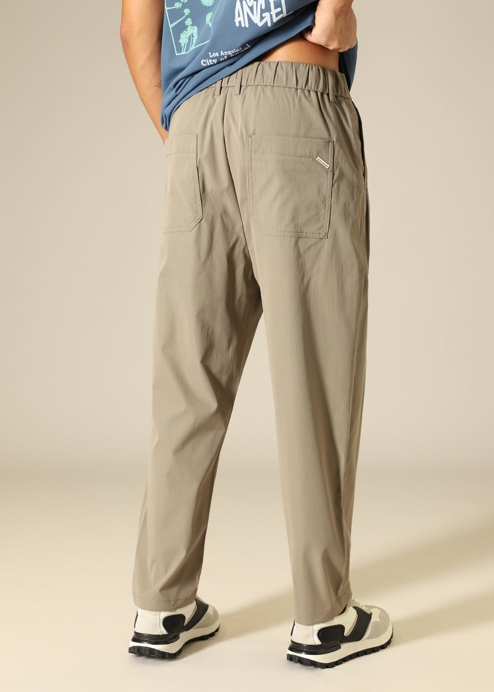 Sand Beige Relaxed Fit Trouser