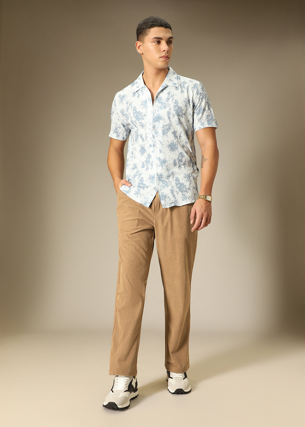 Sand Brown Corduroy Pant