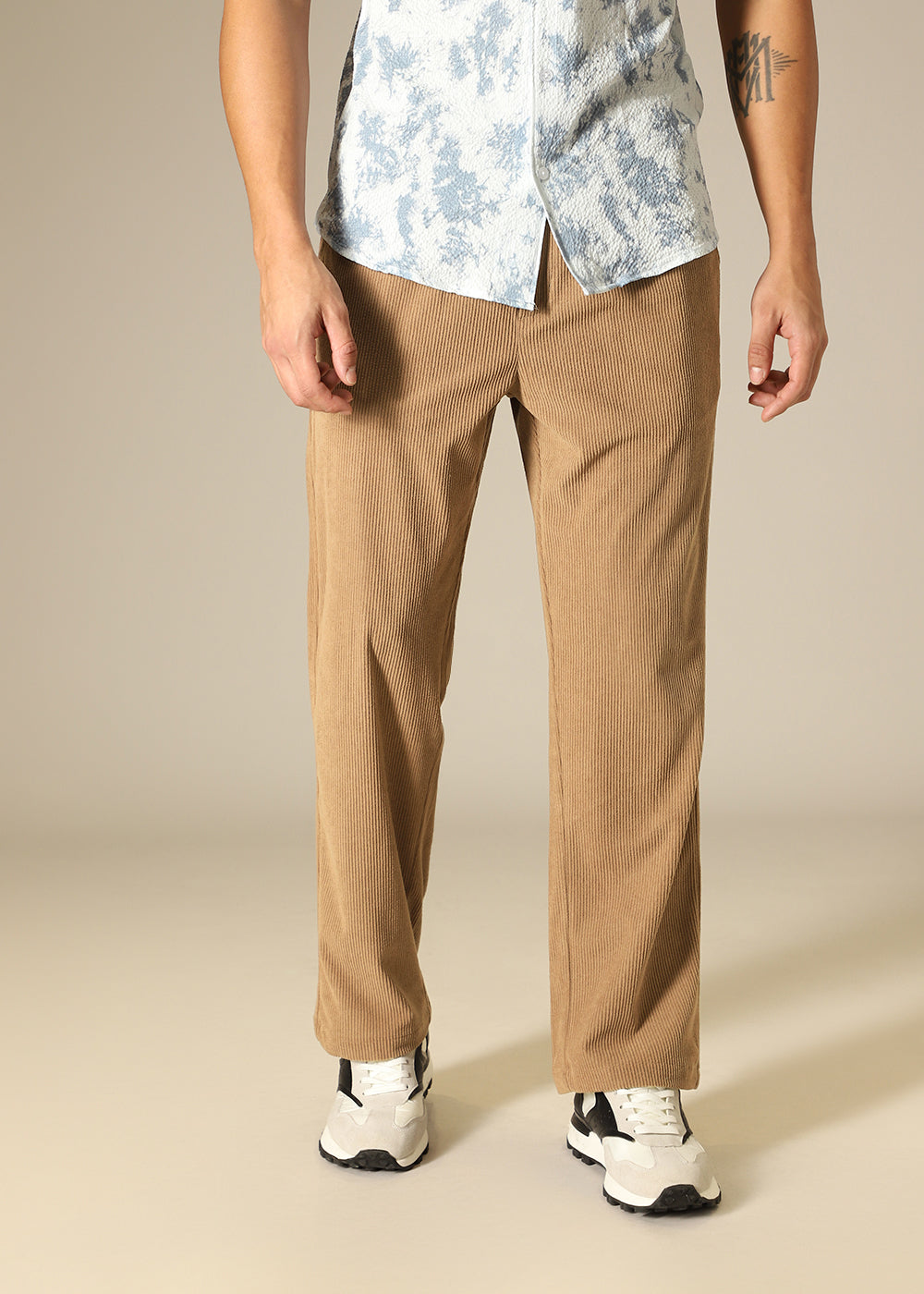 Sand Brown Corduroy Pant