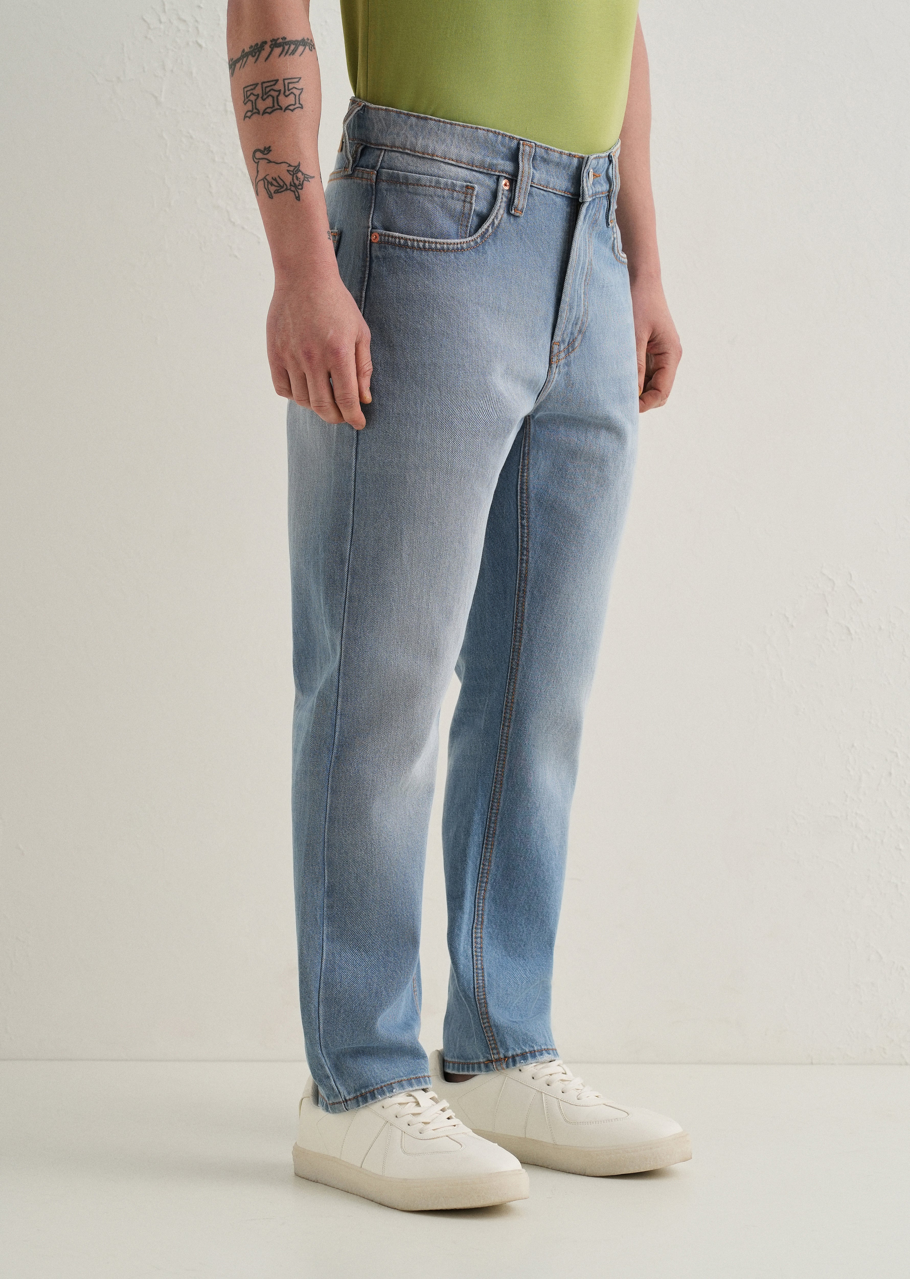 Sea Blue Slim fit Jeans