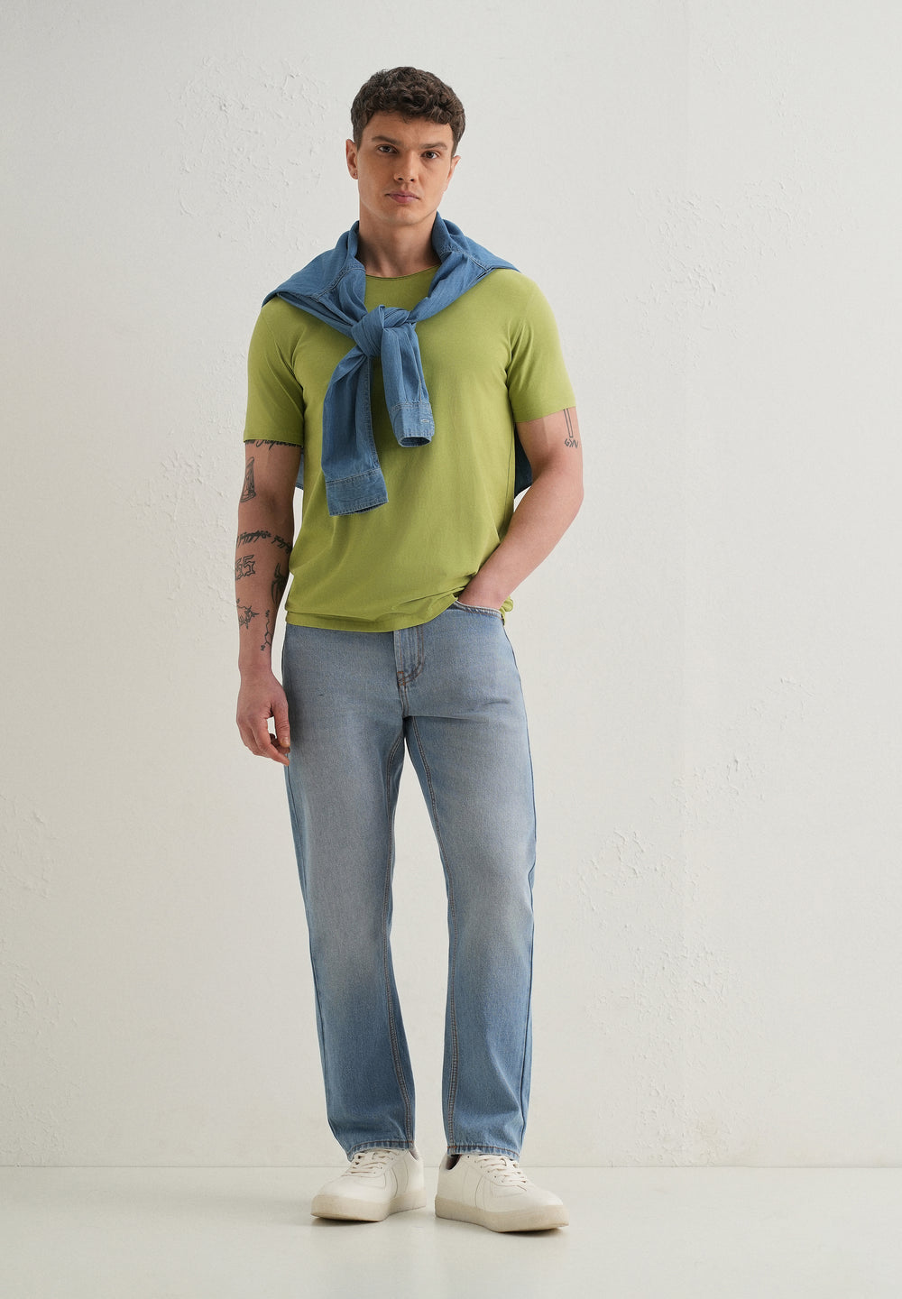 Sea Blue Slim fit Jeans