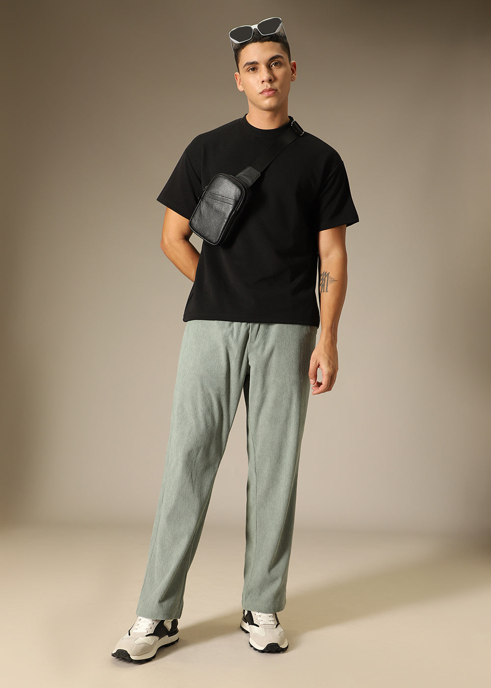 Sea Green Corduroy Pant