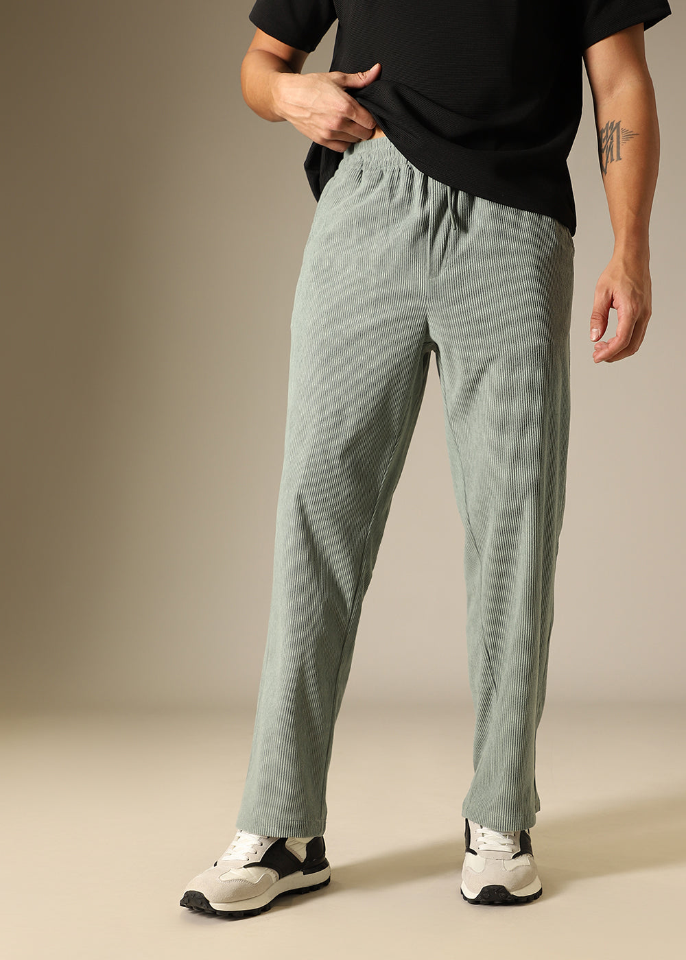 Sea Green Corduroy Pant