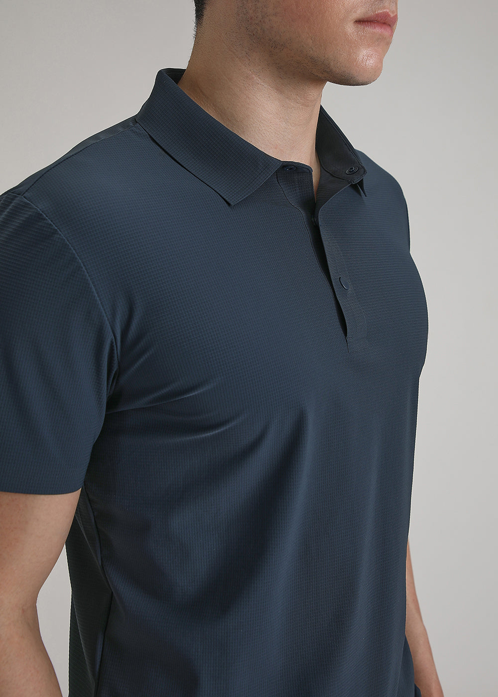 Self Blue Stitchless Polo T-shirt