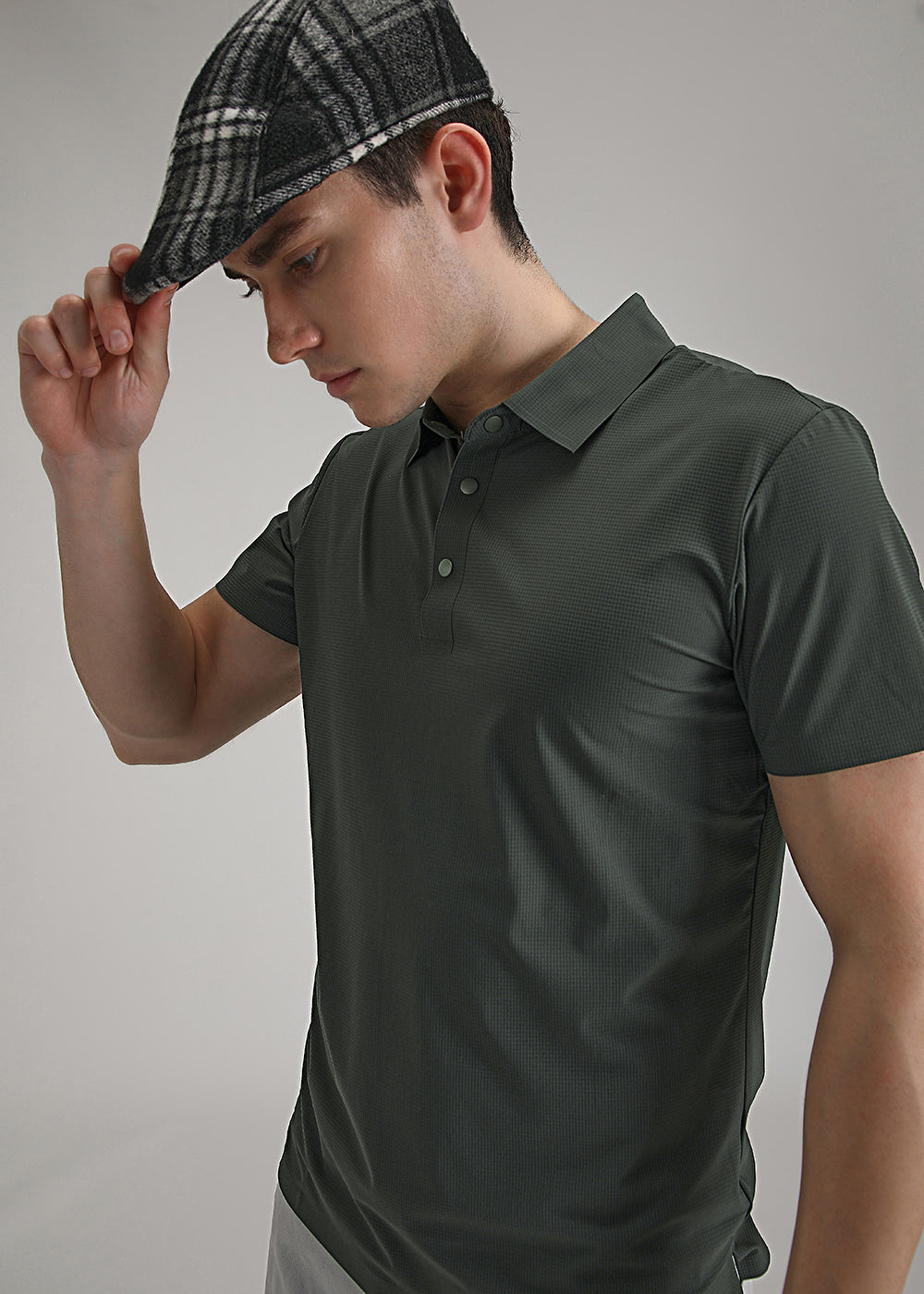 Self Green Stitchless Polo T-shirt