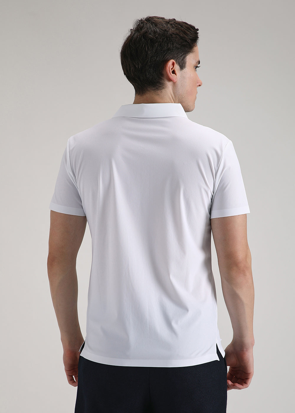 Self White Stitchless Polo T-shirt