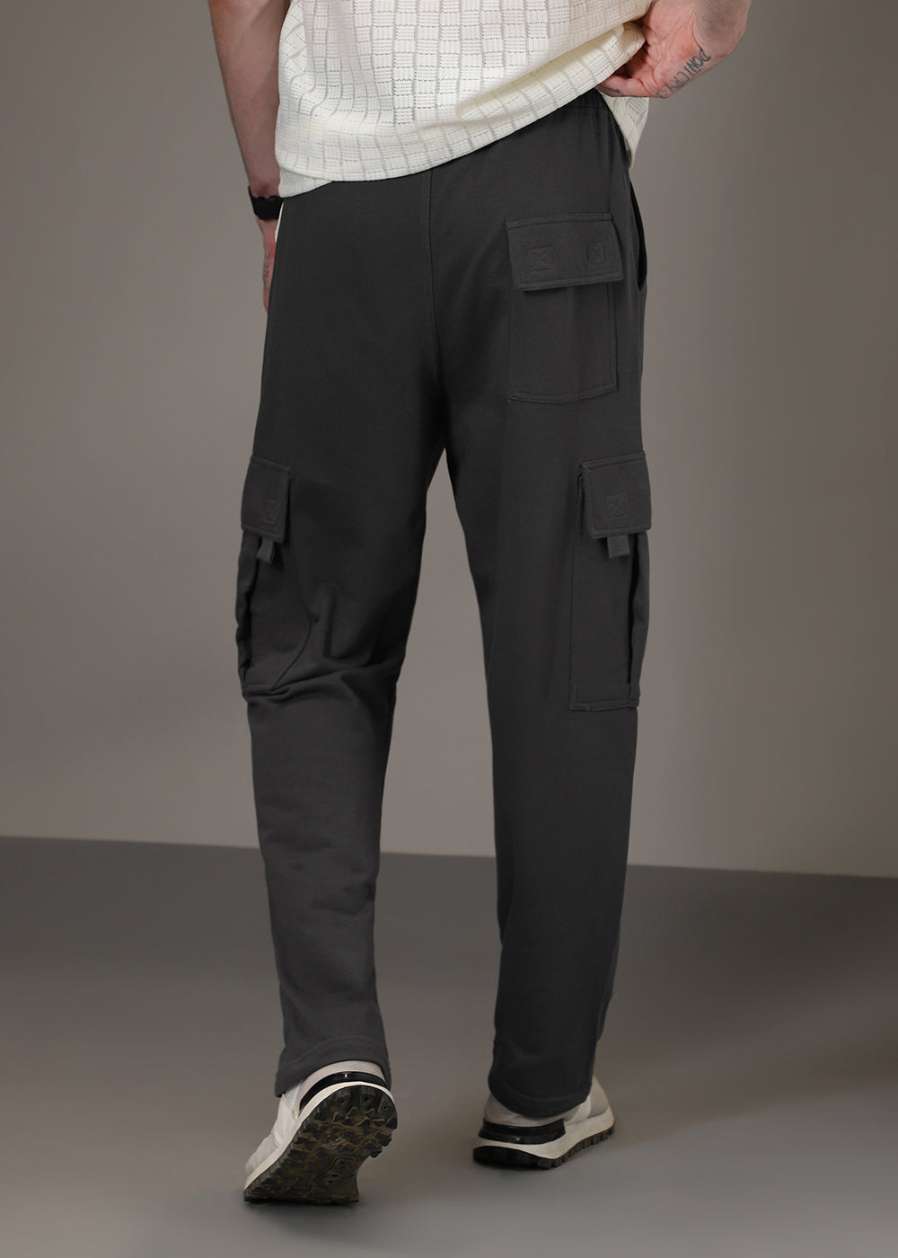 Shadow Grey Cargo Joggers