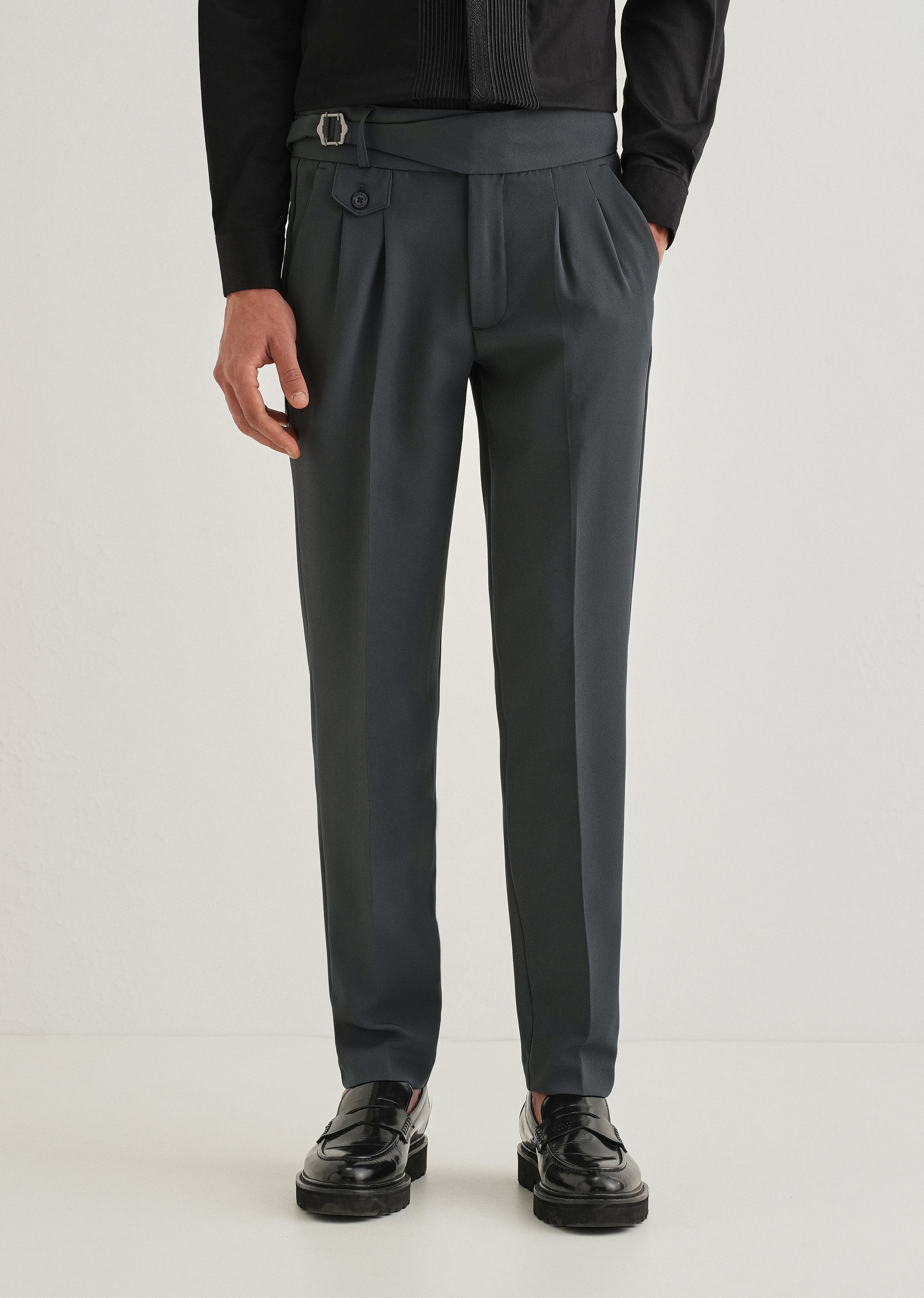 Shadow Grey Gurkha Pant