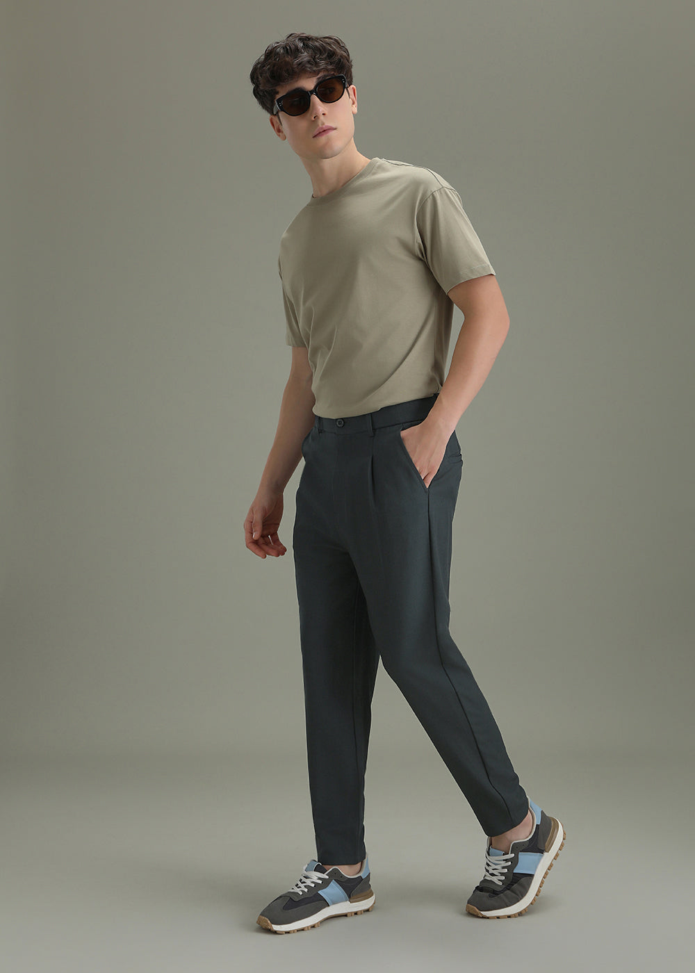 Shadow Grey Korean Pant