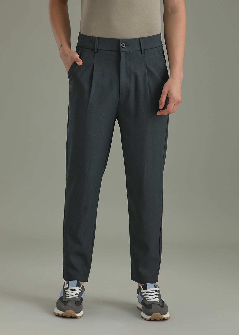 Shadow Grey Korean Pant