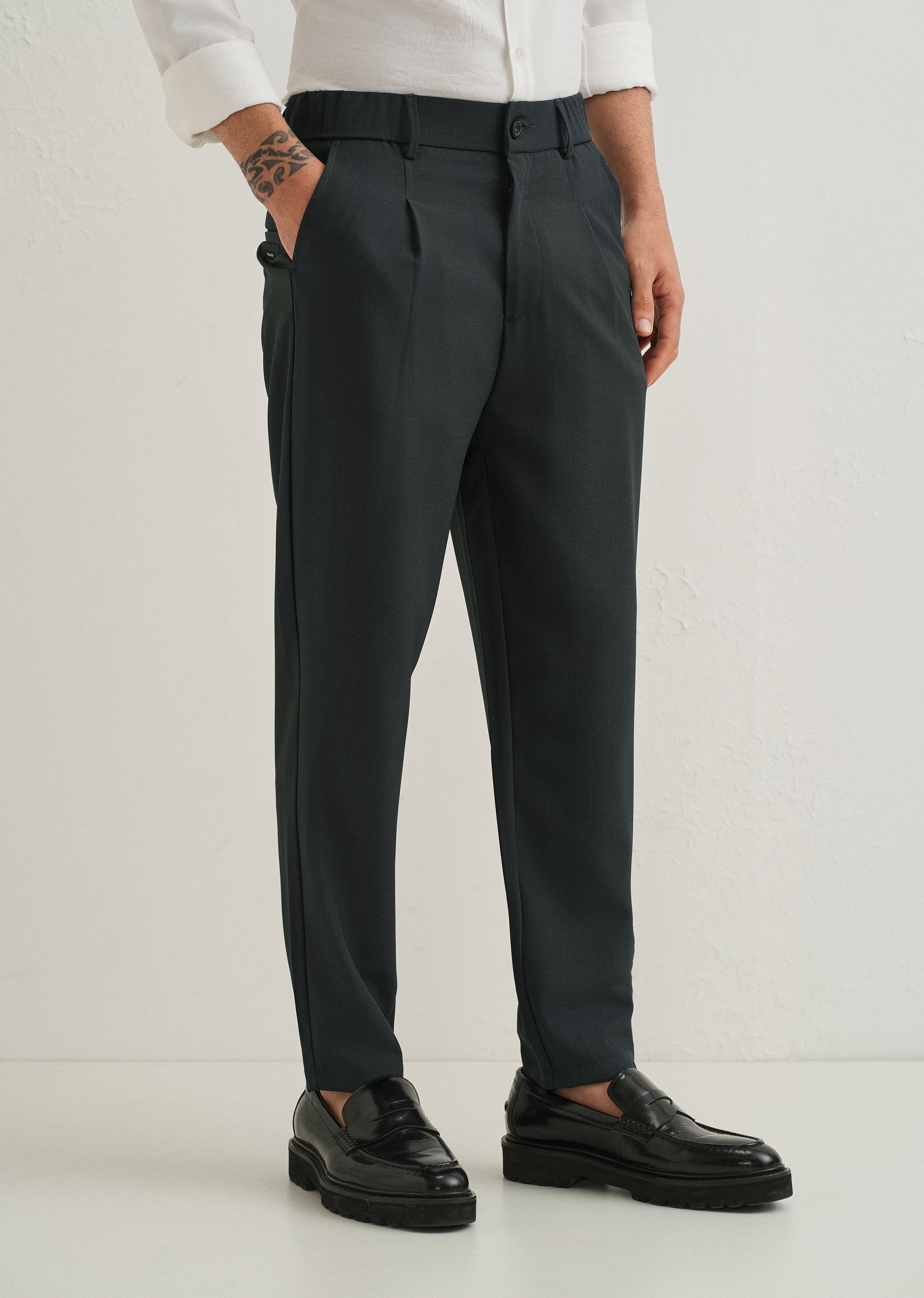 Shadow Grey Korean Pant