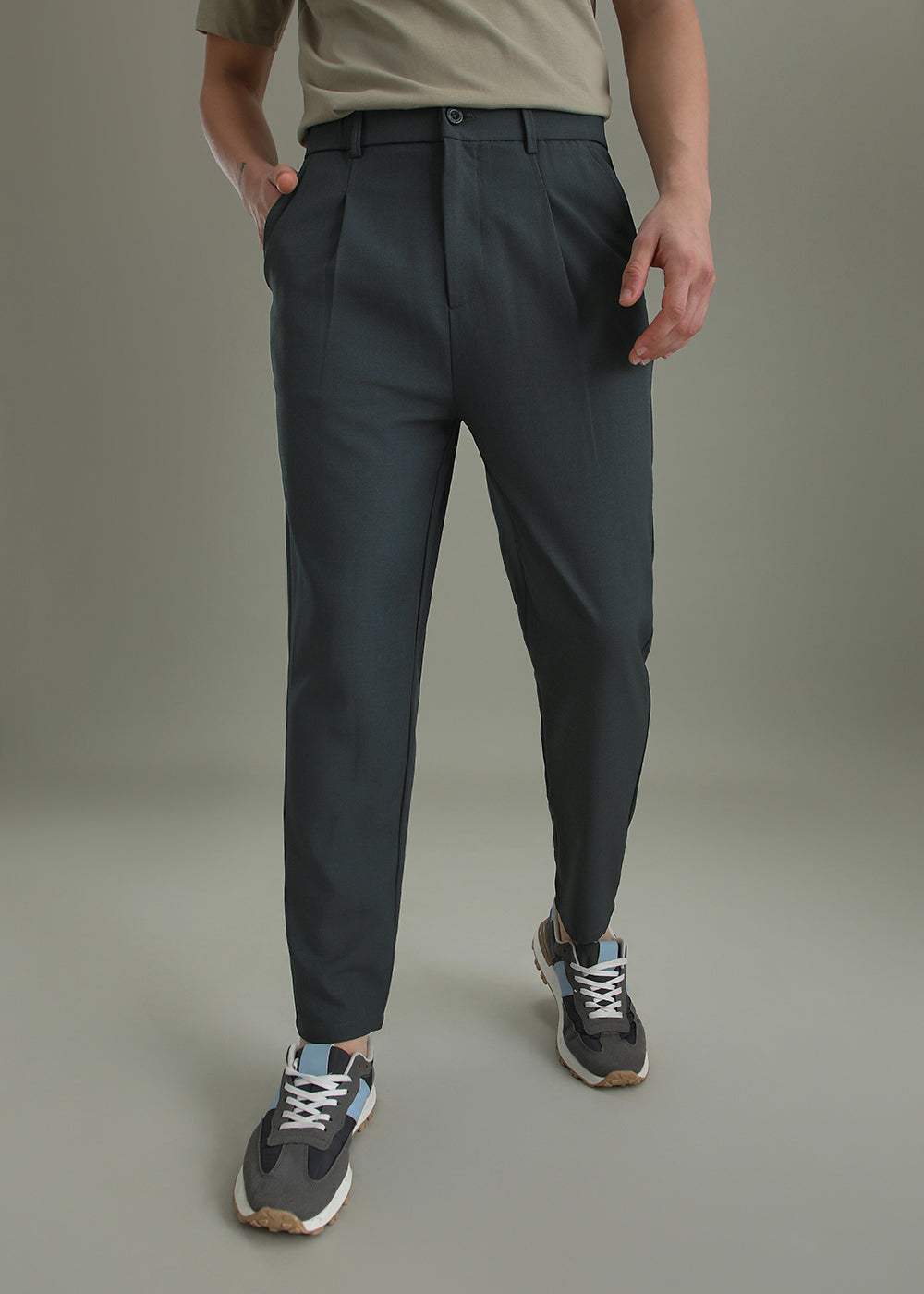 Shadow Grey Korean Pant