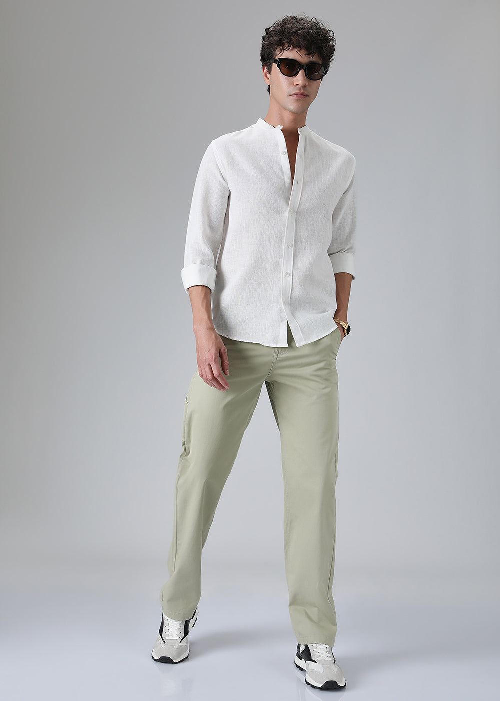 Shadow Lime Carpenter Pants