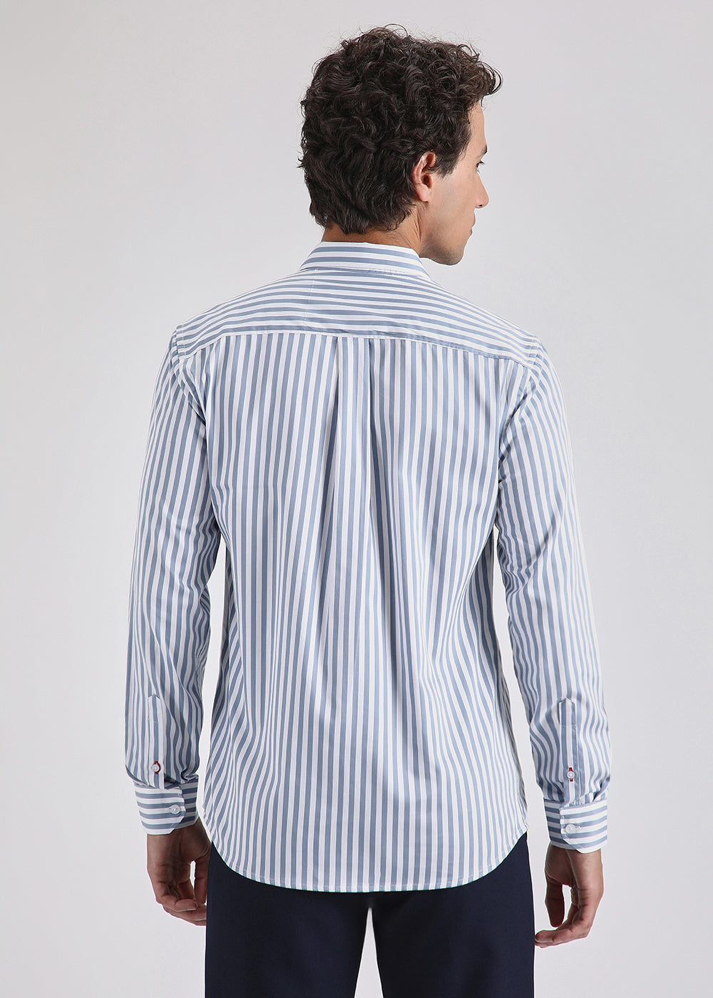 Sky Blue Pin Stripe Shirt