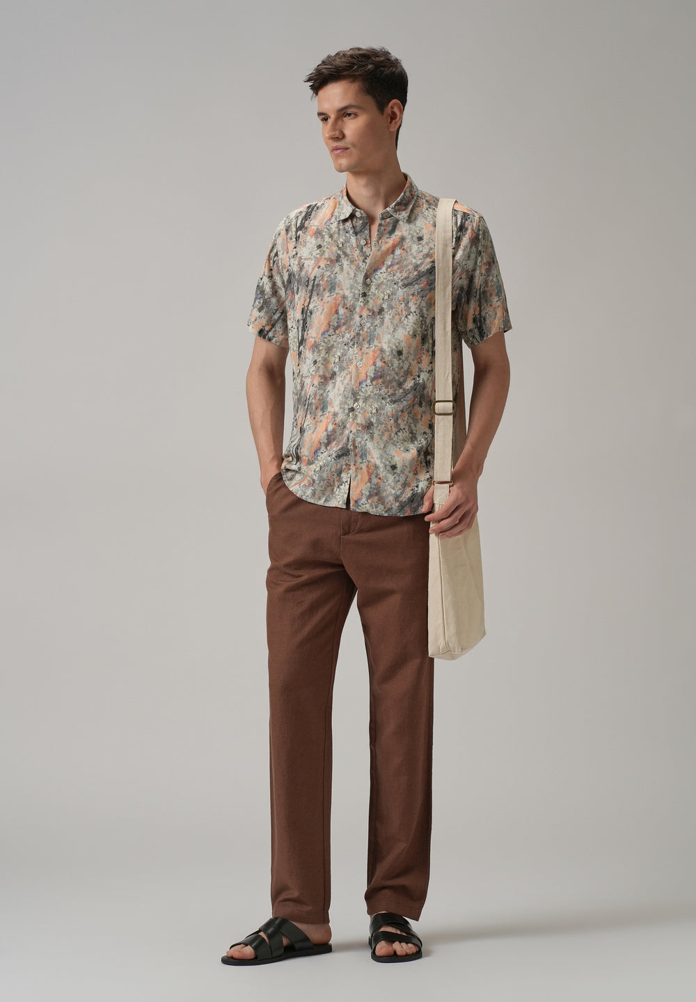 Smear Half Sleeve shirt