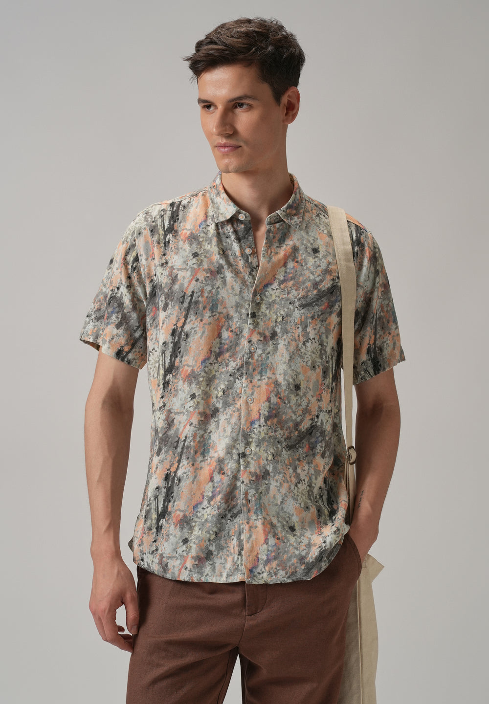 Smear Half Sleeve shirt