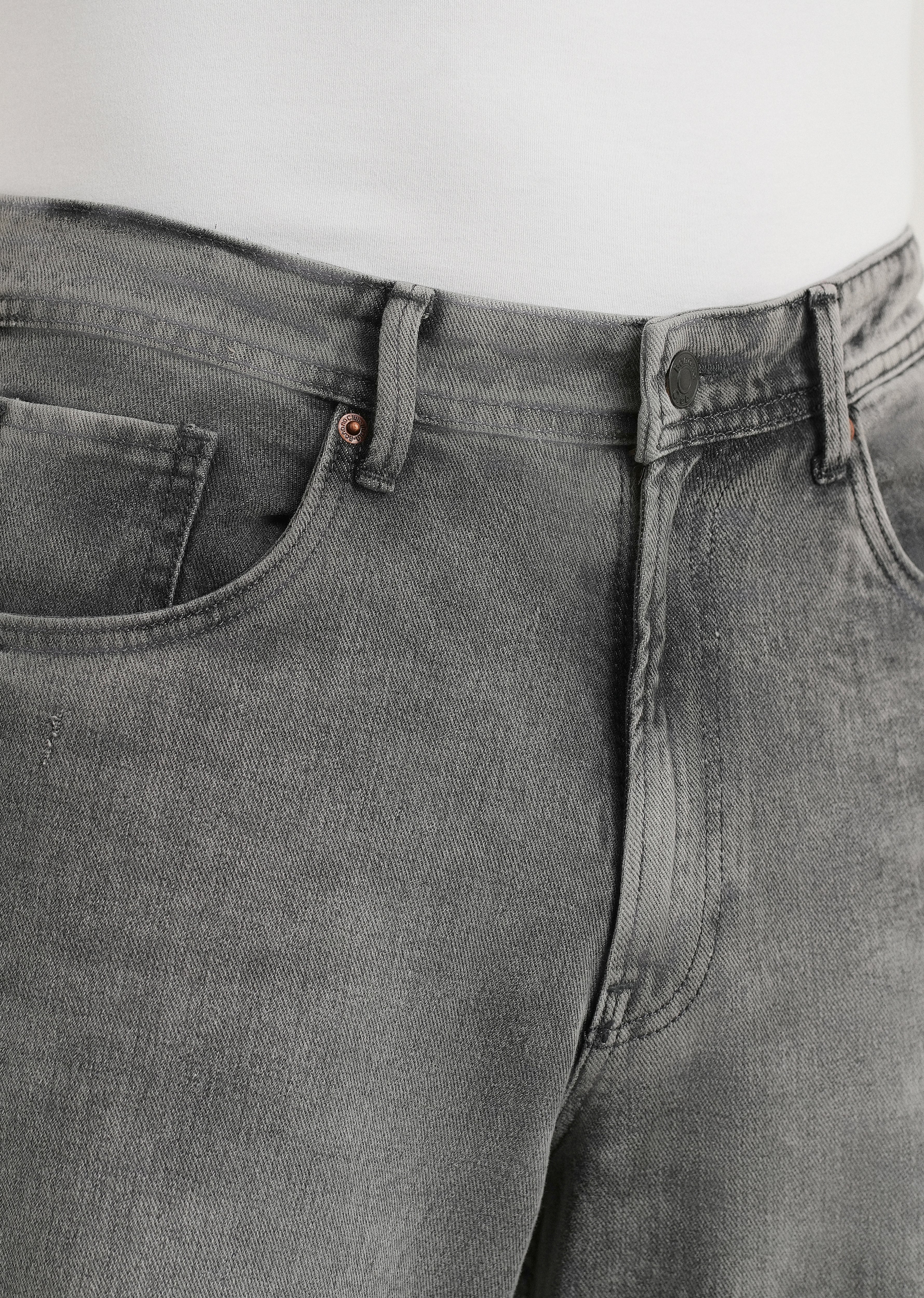 Smoke Grey Baggy Fit Jeans