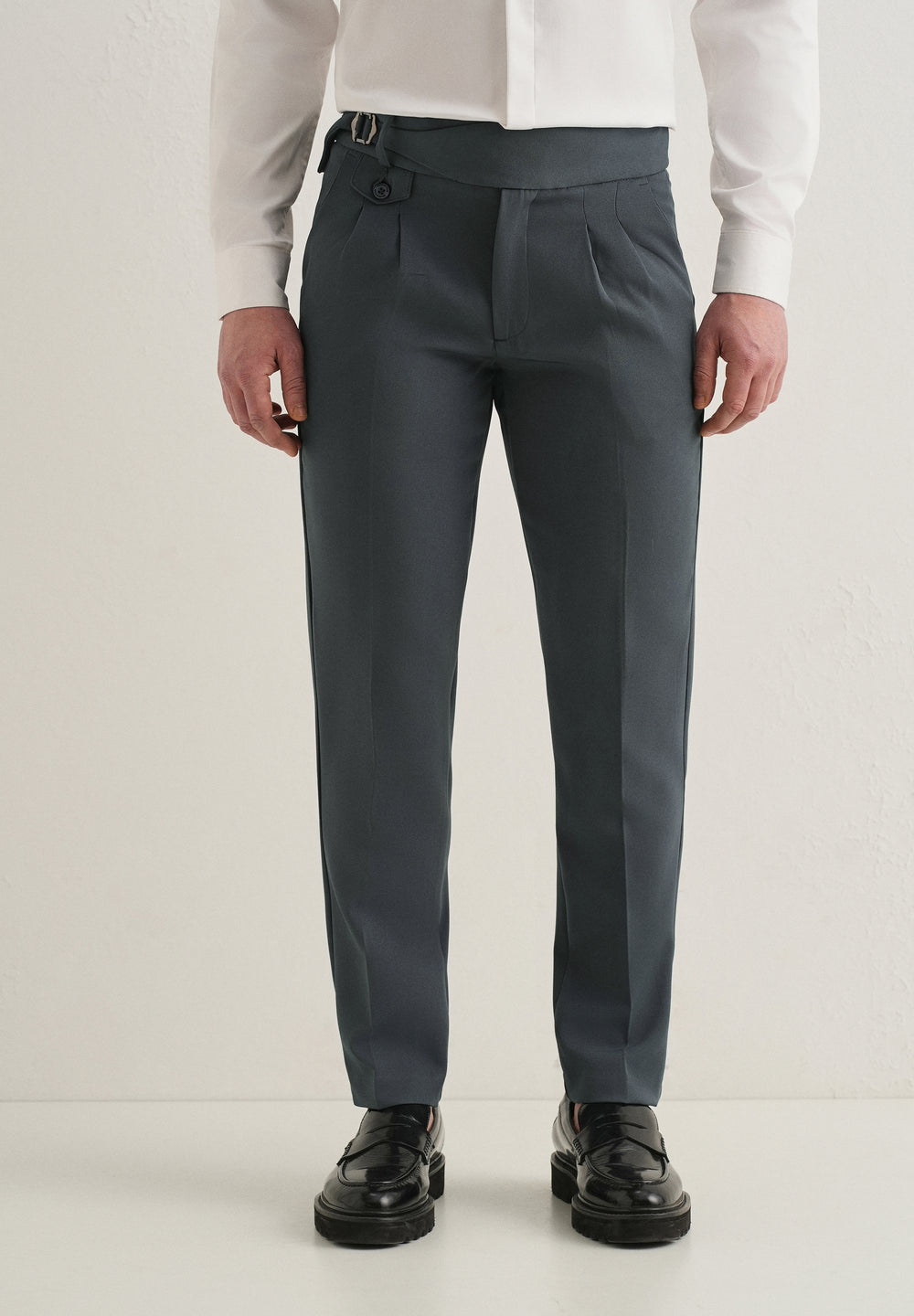 Smoke Grey Gurkha Pant