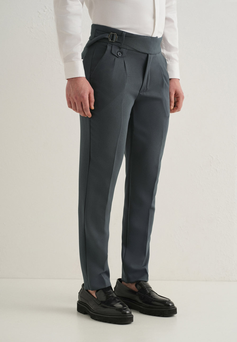 Smoke Grey Gurkha Pant