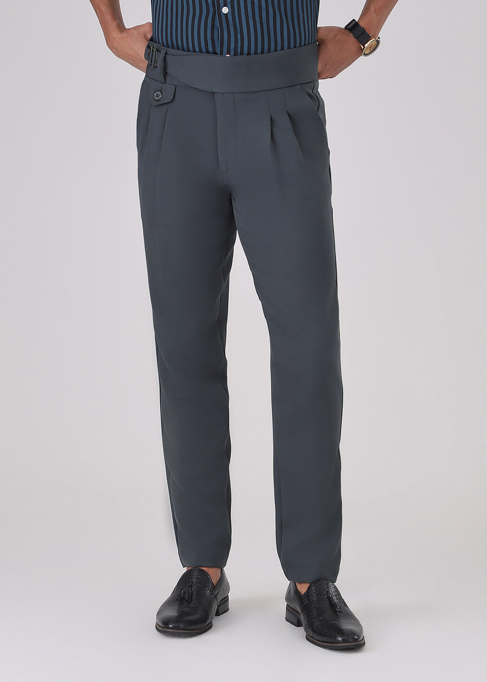 Smoke Grey Gurkha Pant