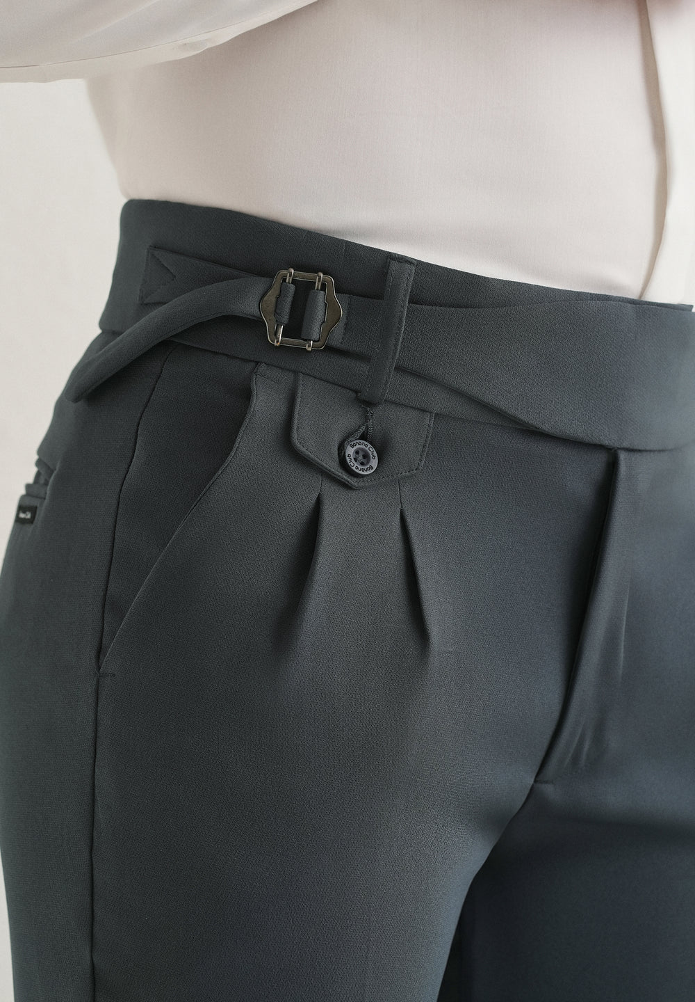 Smoke Grey Gurkha Pant