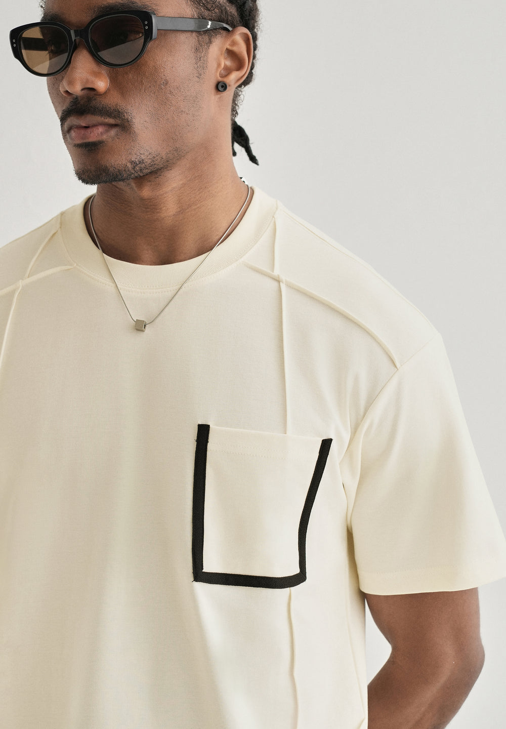 Soft Cream Cut & Sew Oversized T-shirt