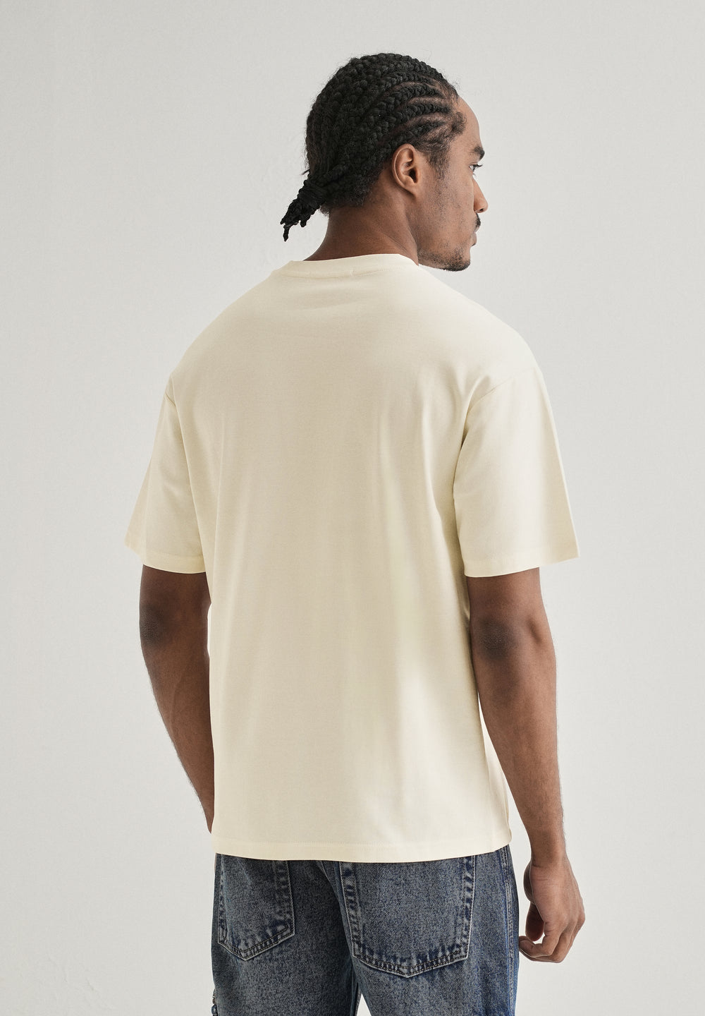 Soft Cream Cut & Sew Oversized T-shirt