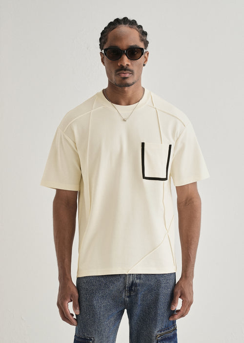 Soft Cream Cut & Sew Oversized T-shirt