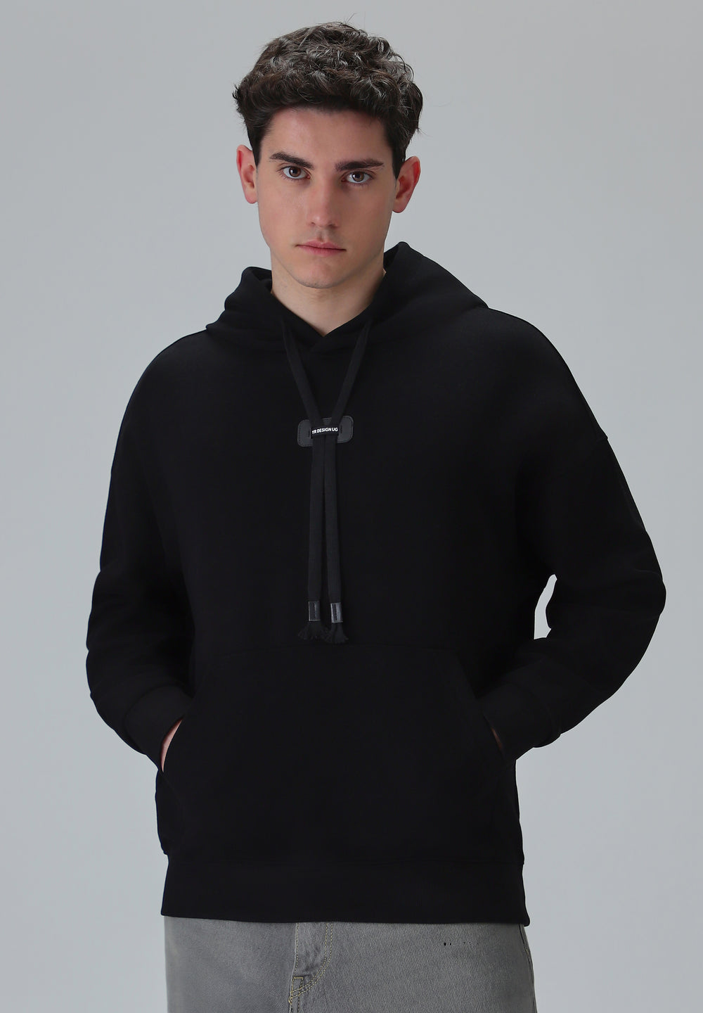Solid Black Hoodie