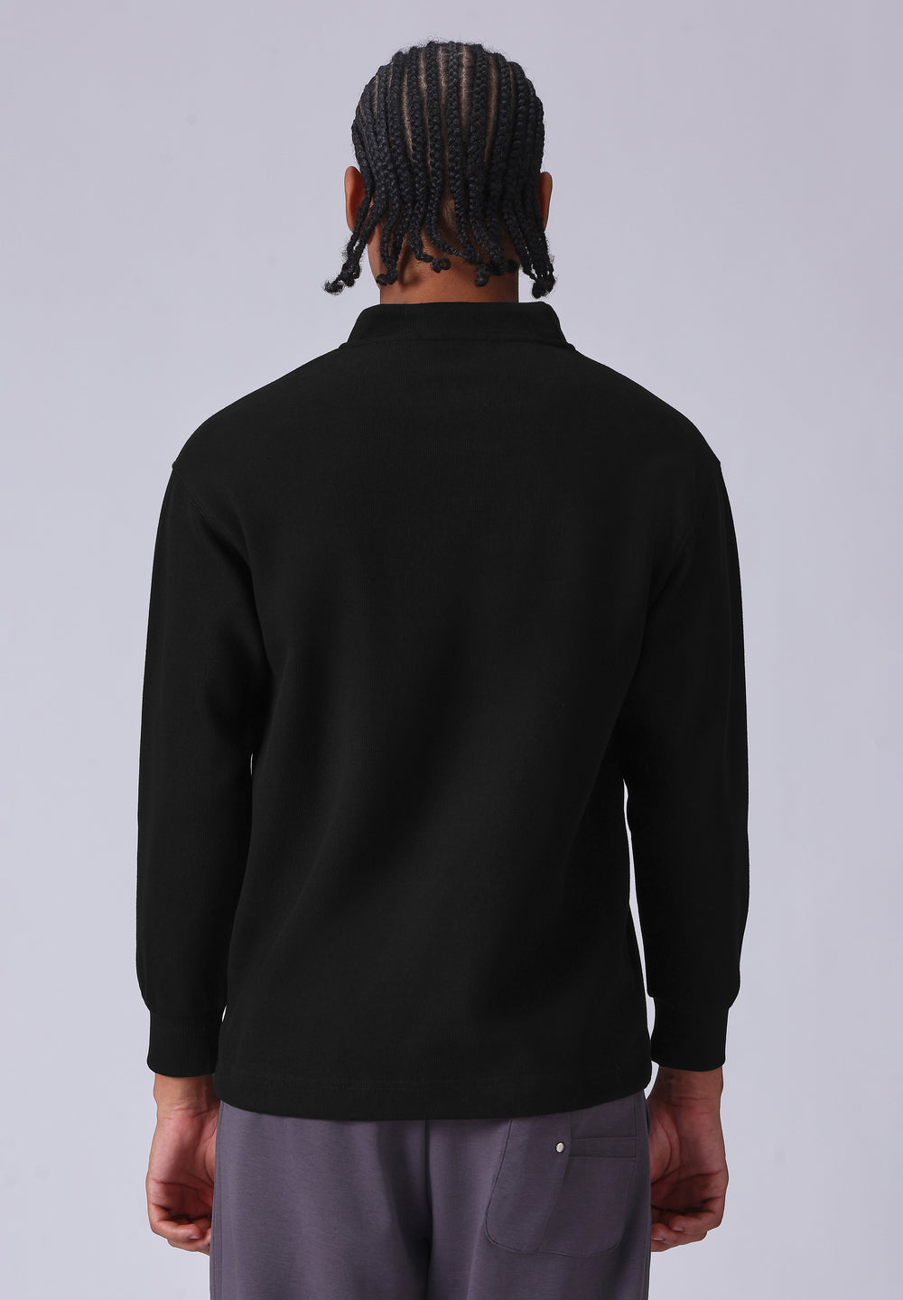 Solid Black Sweatshirt