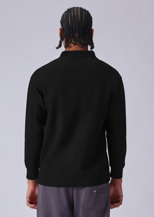 Solid Black Sweatshirt