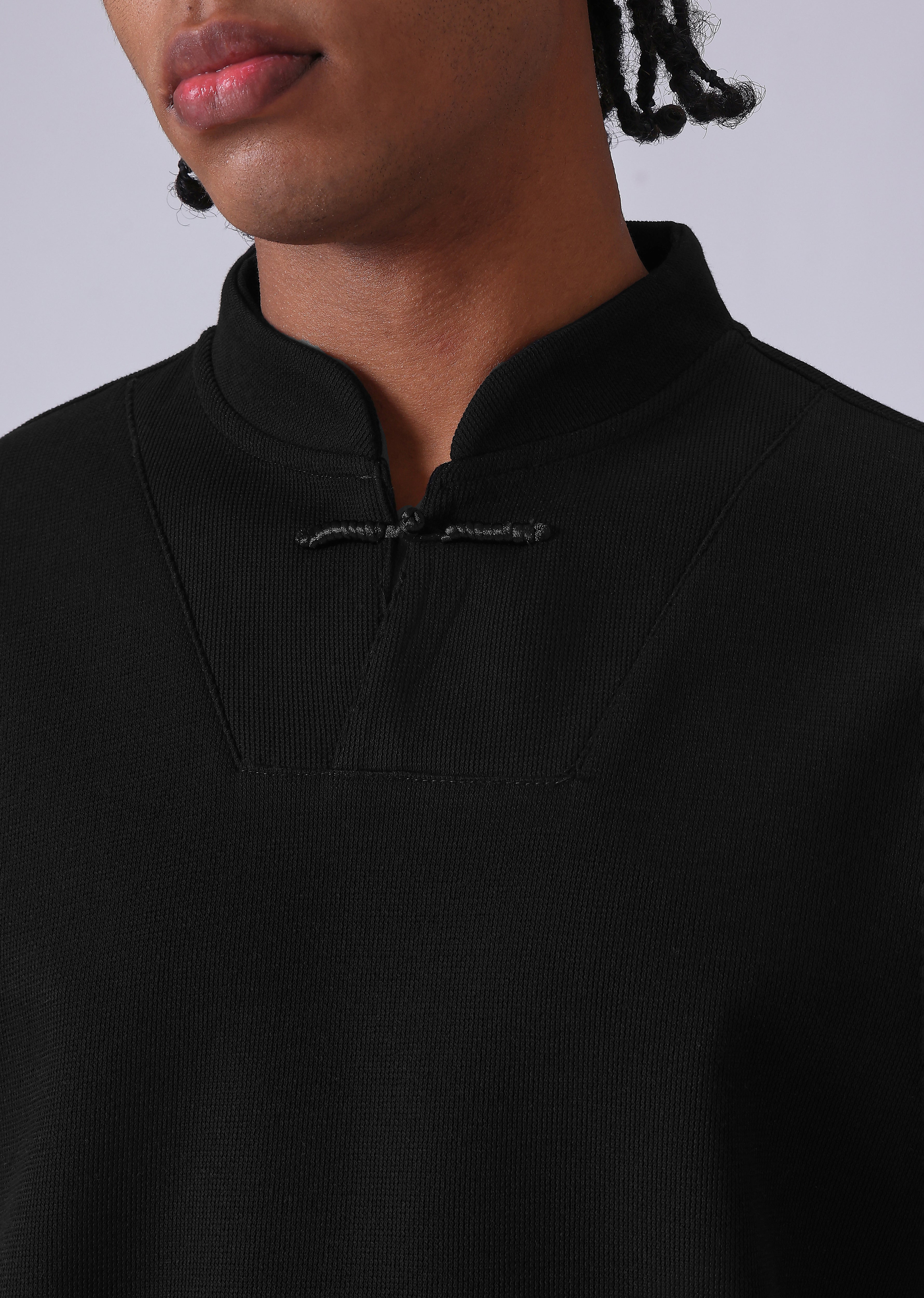 Solid Black Sweatshirt