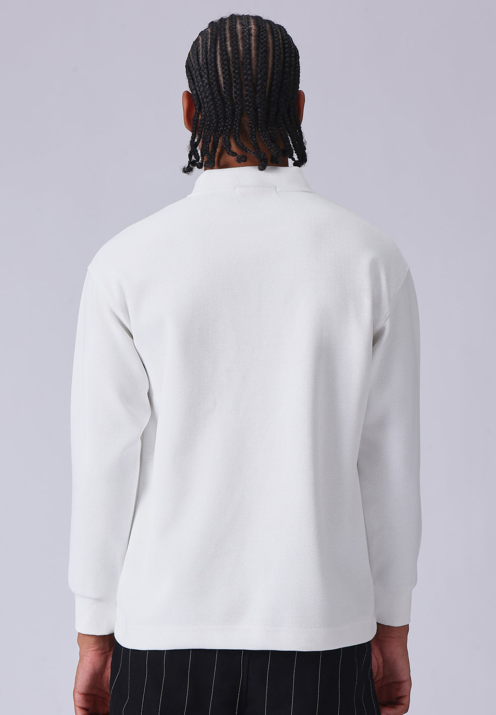 Solid White Sweatshirt