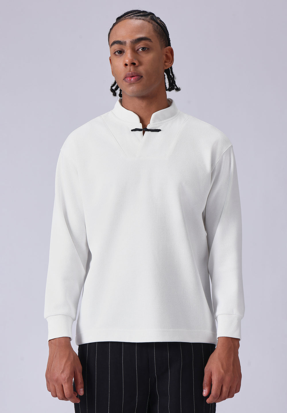 Solid White Sweatshirt